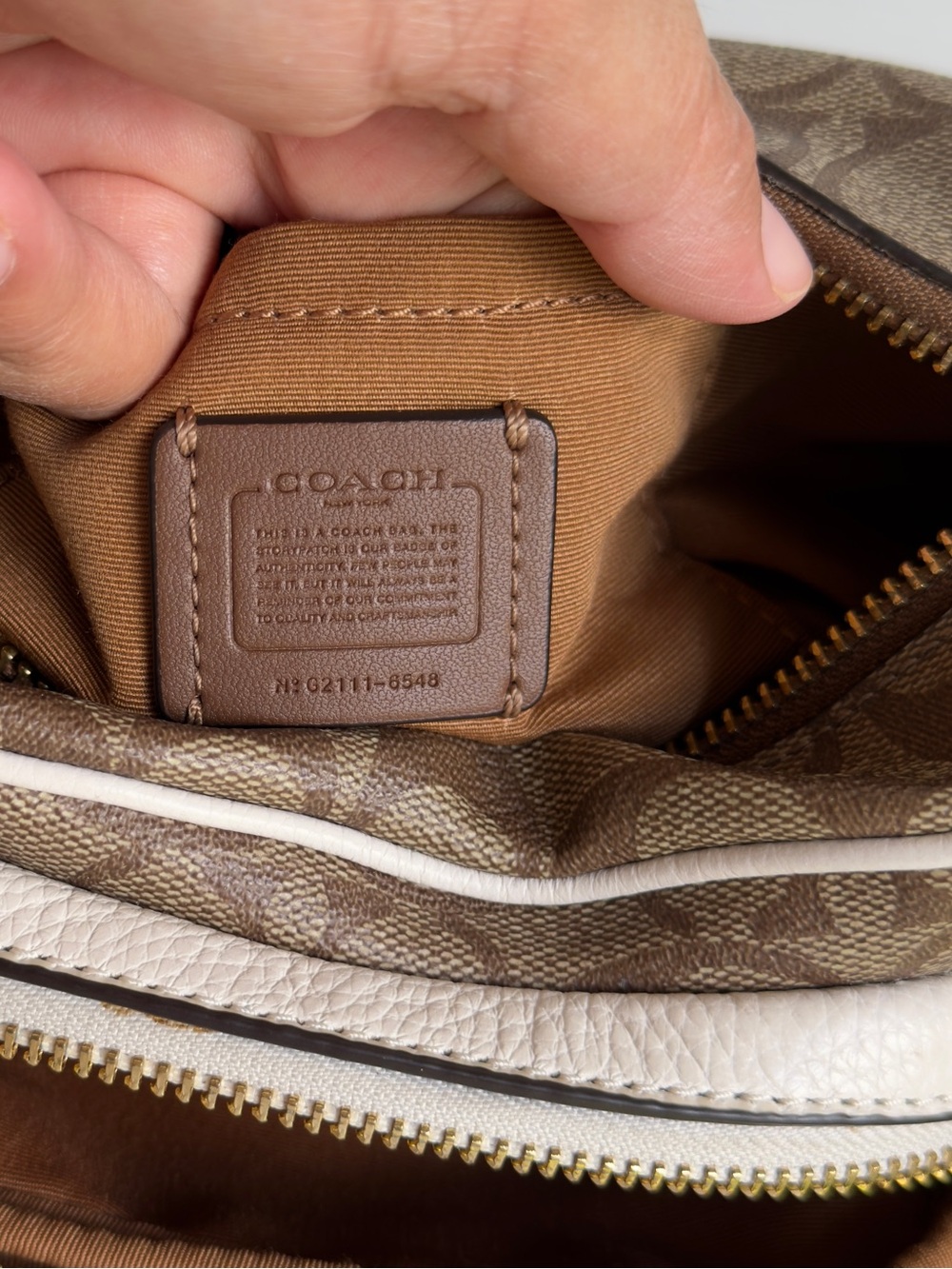 Coach Court Belt Bag in Signature Canvas - Picture 9 of 9